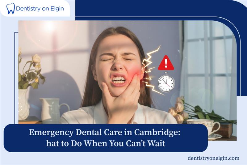 Emergency Dental Care in Cambridge: What to Do When You Can’t Wait